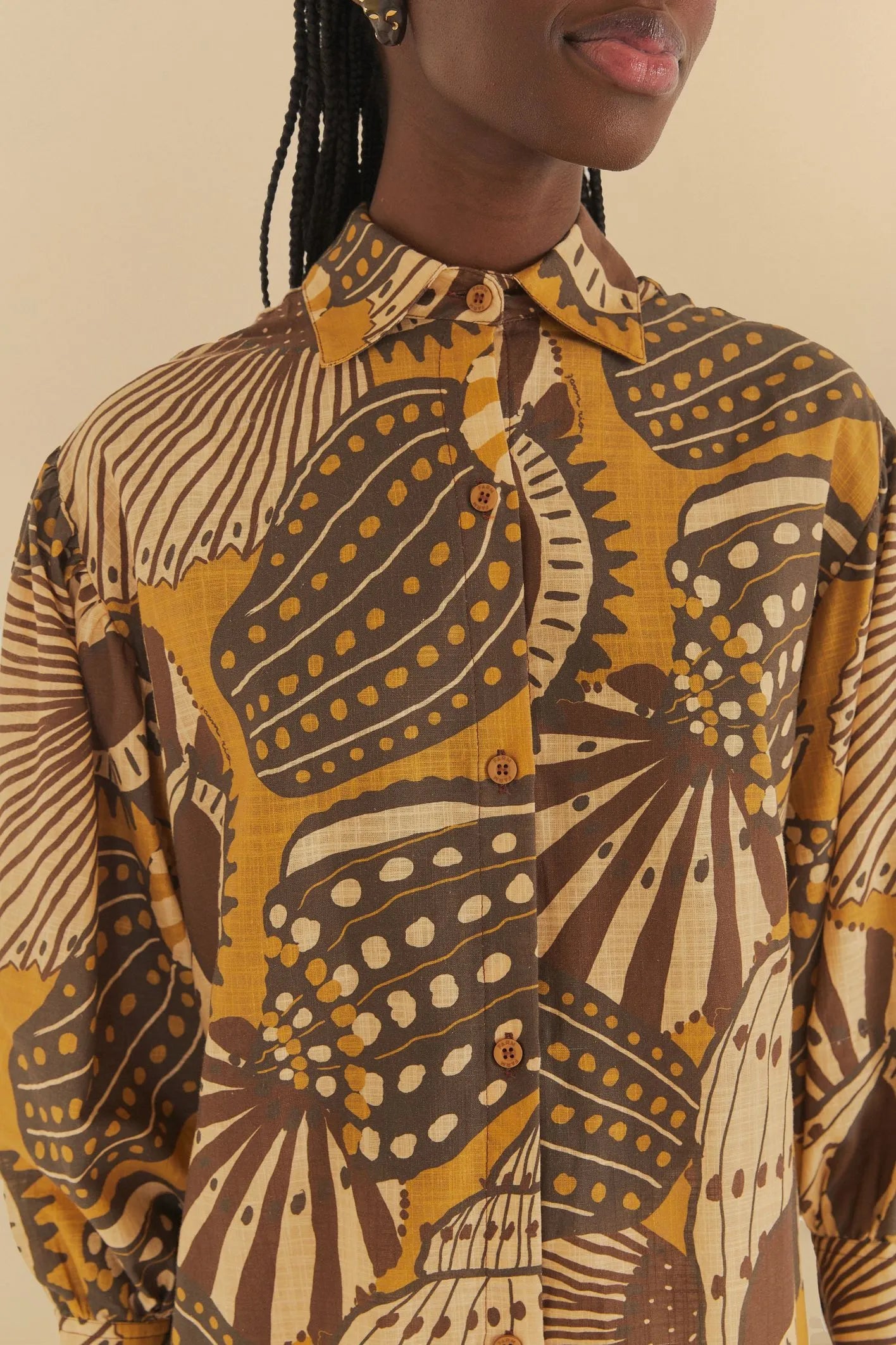 Camisa Mistura De Caju