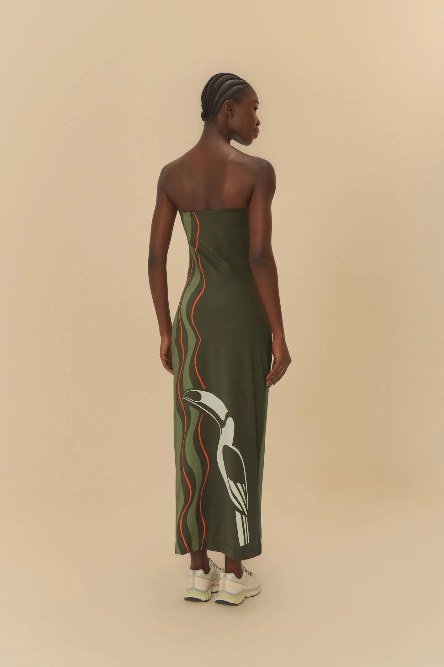 Midi Vestido Tucano Grafico