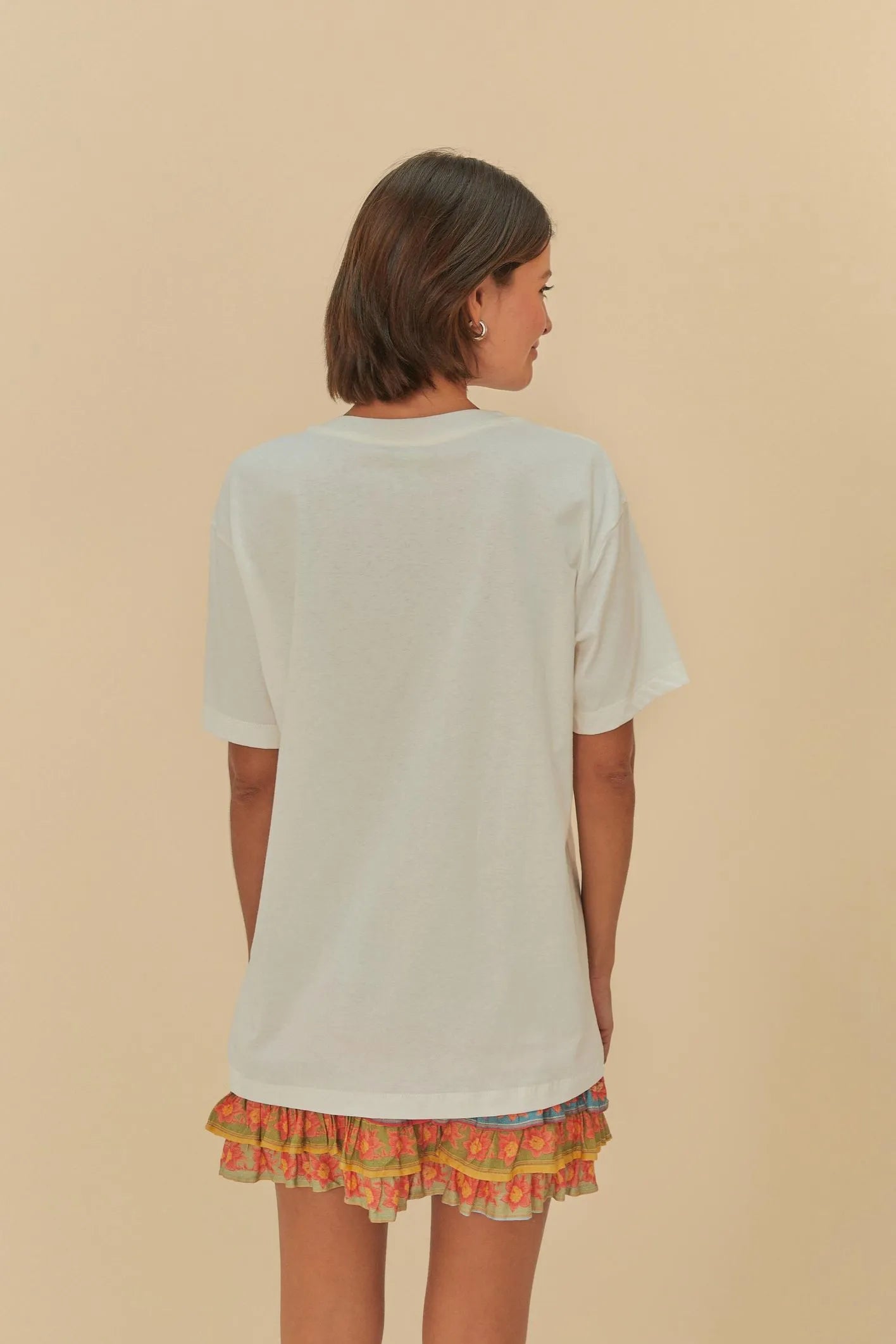 Camiseta Media Corazon Tropical