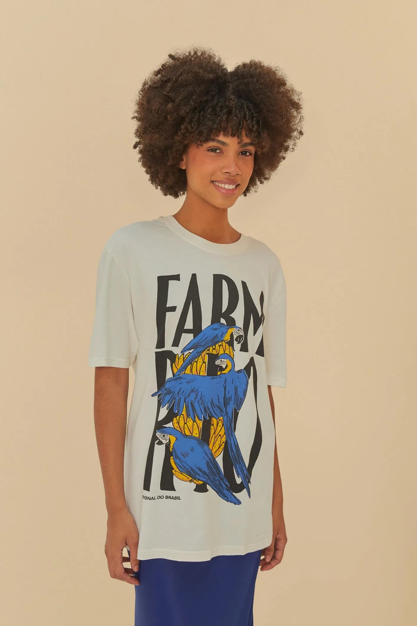Camiseta Farm Rio Arara Bananeira