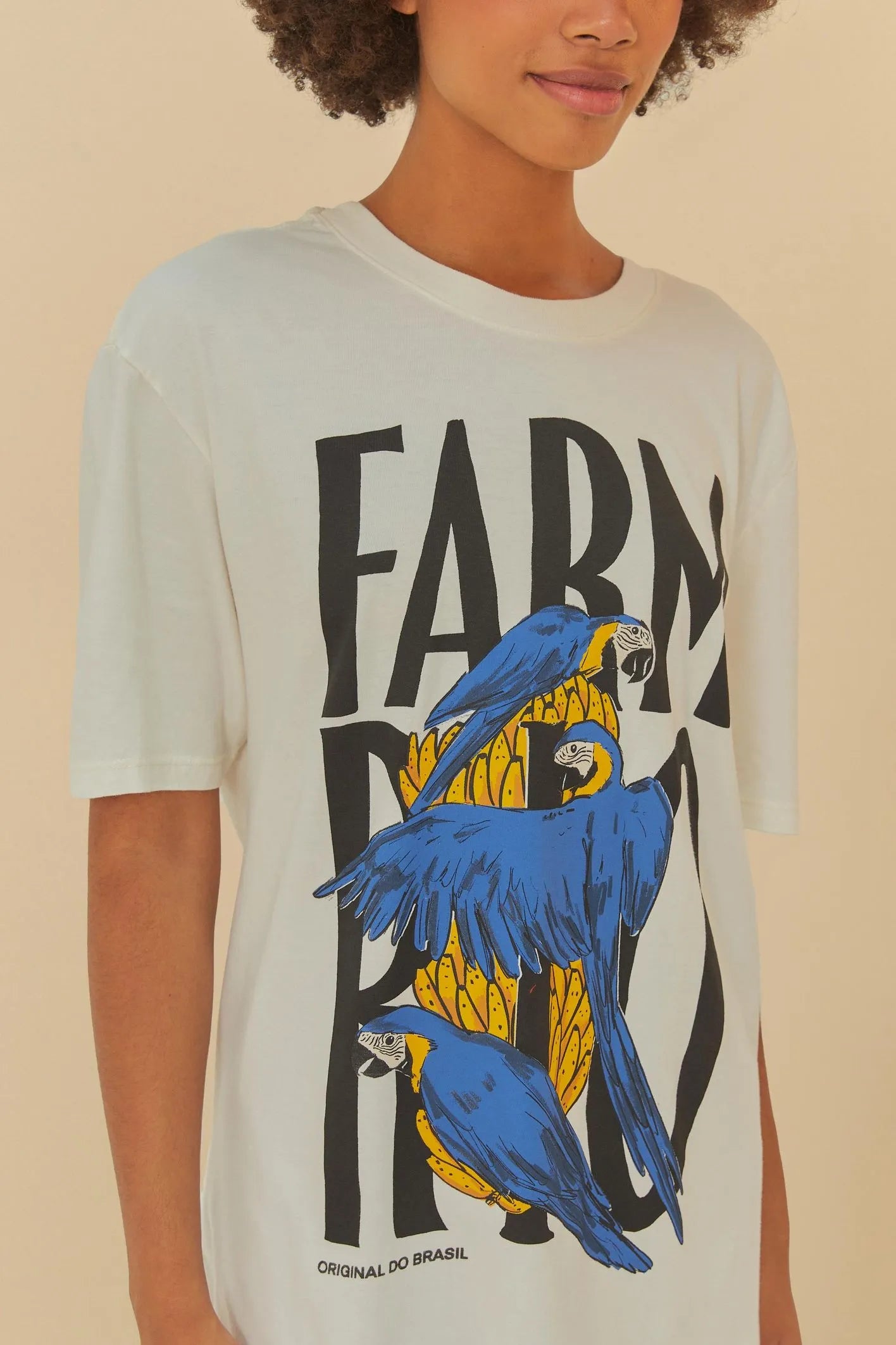 Camiseta Farm Rio Arara Bananeira