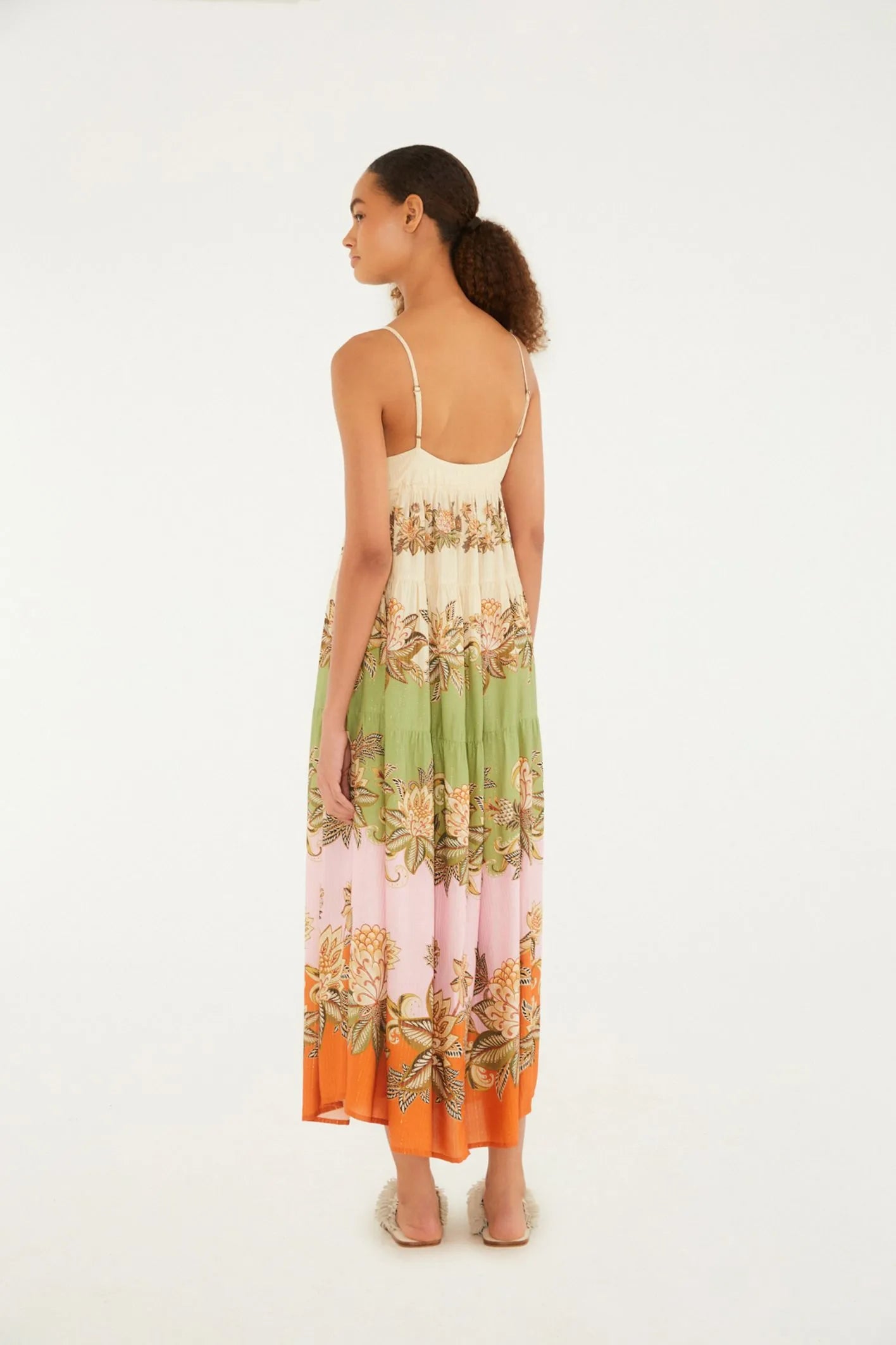 Midi Vestido Floral Delhi