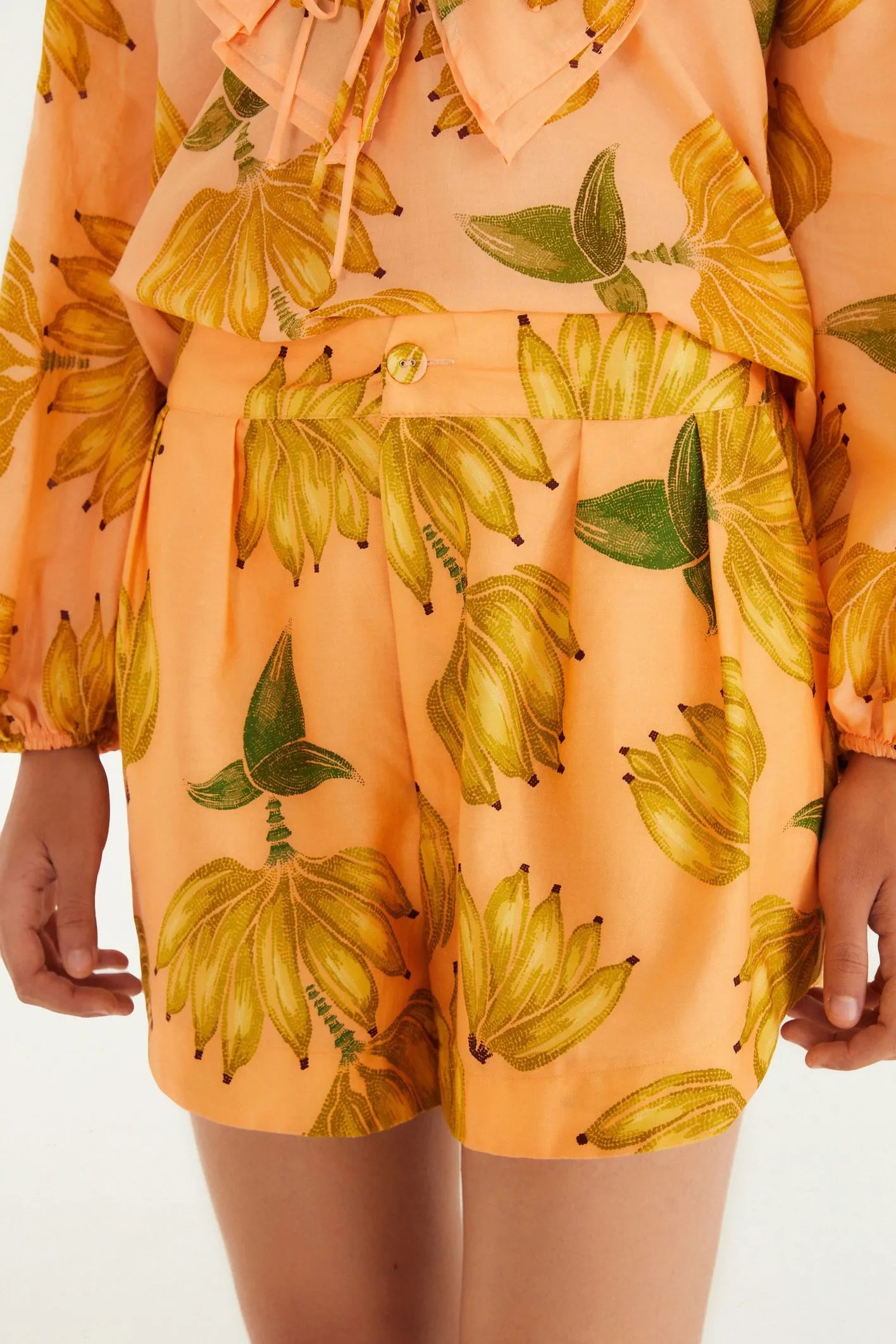 Short Estampado Banana Prata