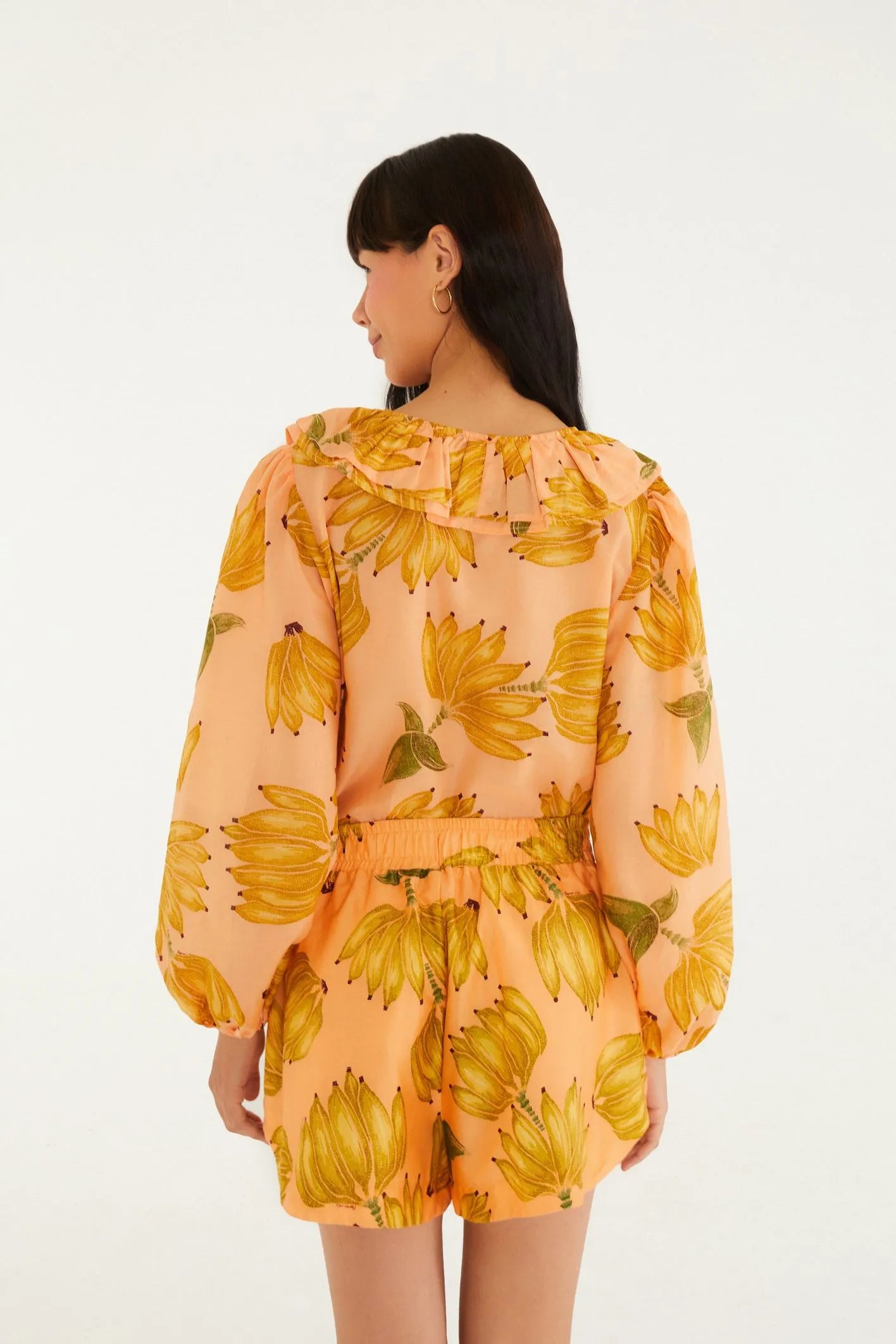 Short Estampado Banana Prata