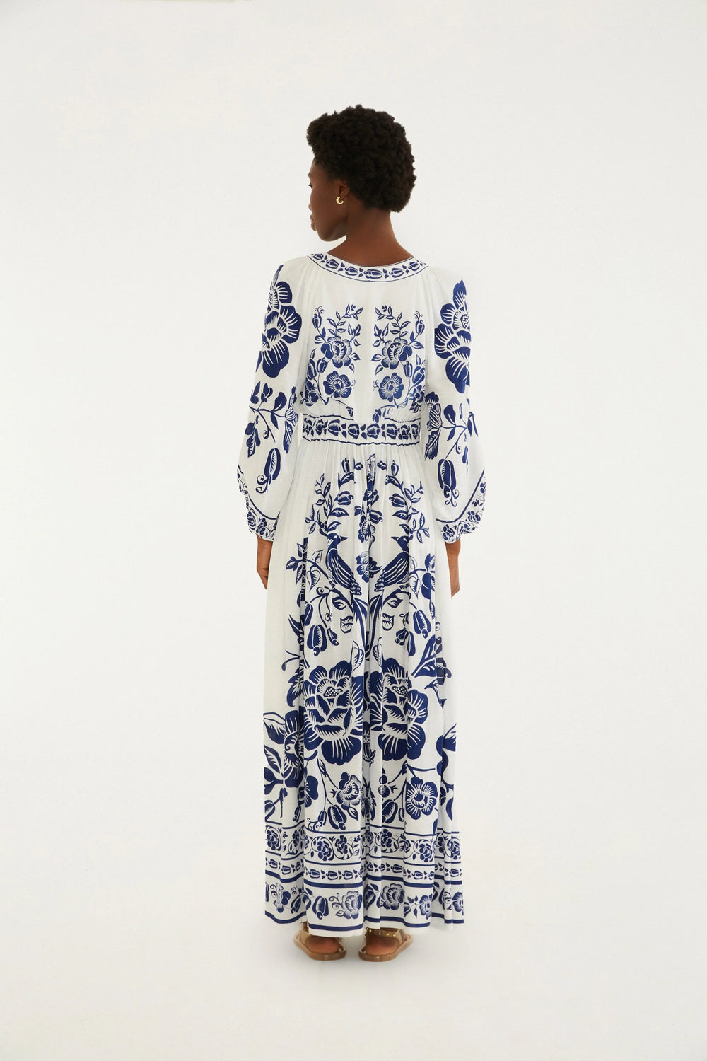 Maxi Vestido Noite De Passaro