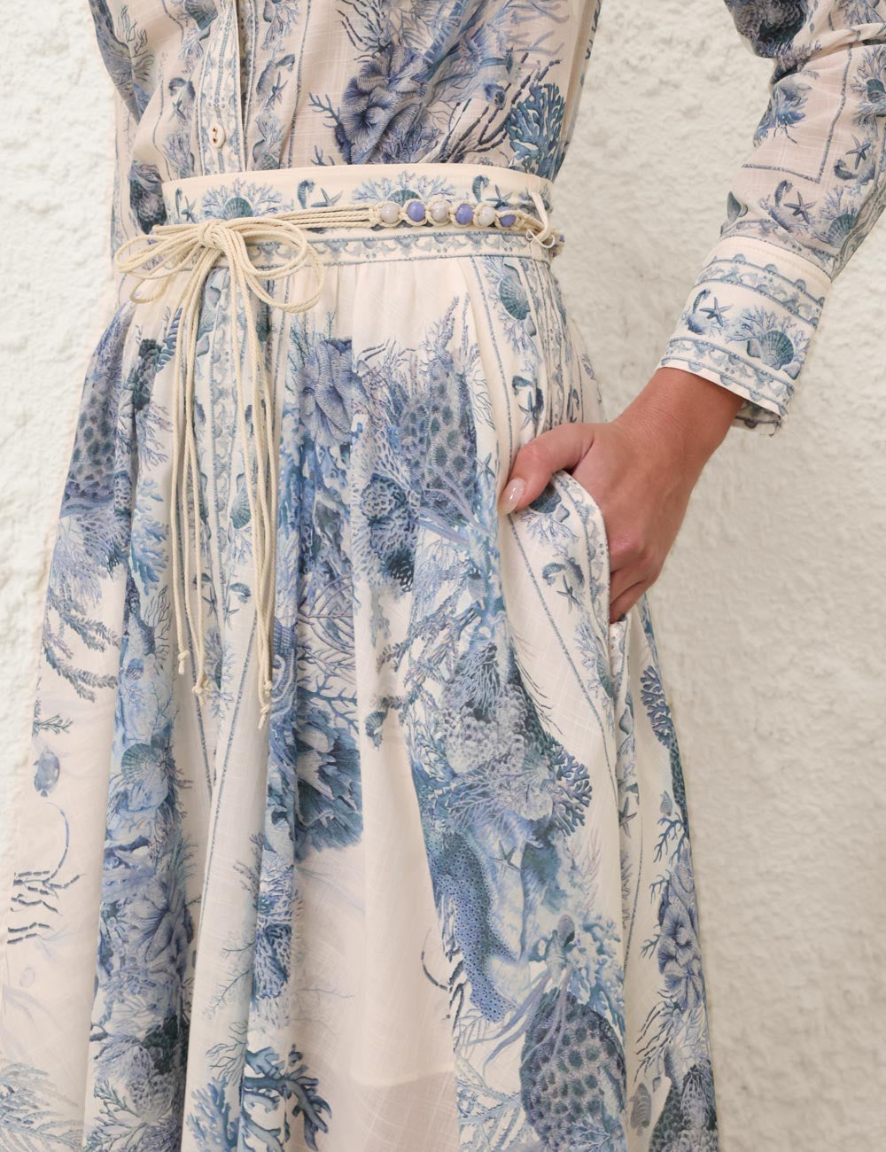 Maxi Falda Wanderlust A-Line