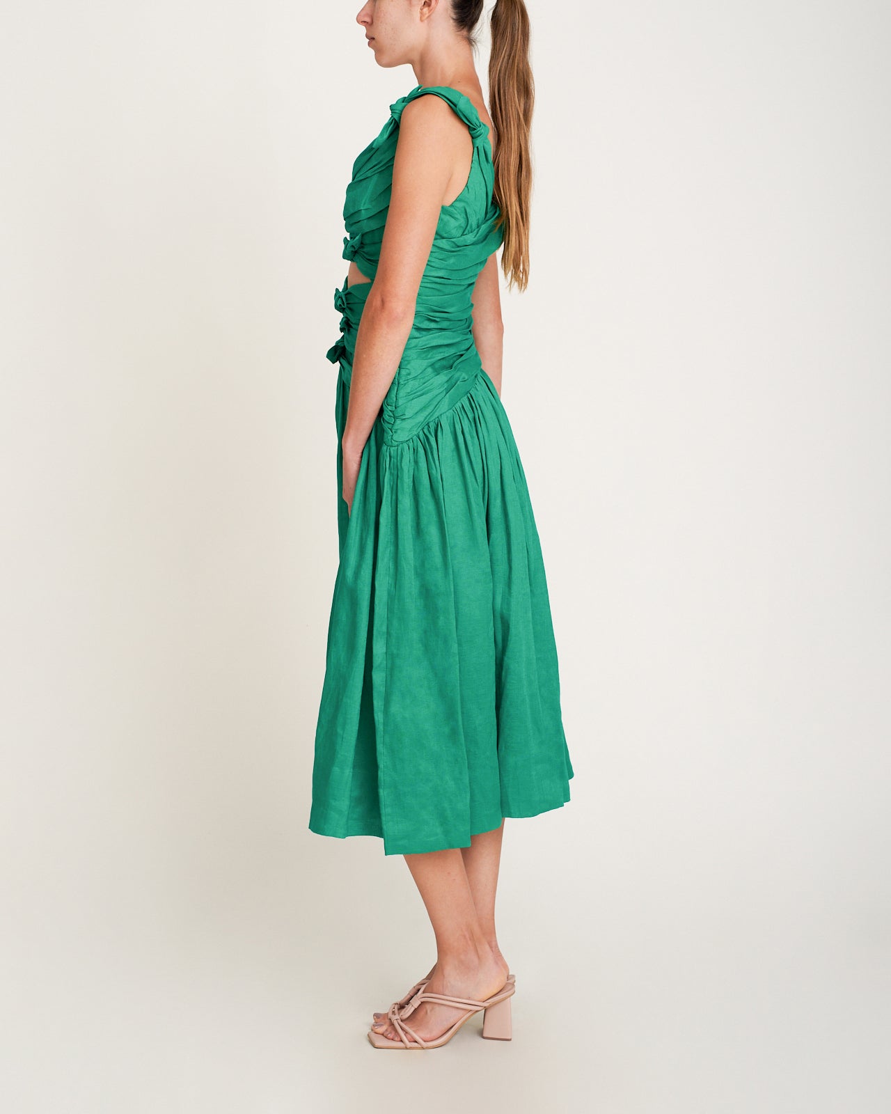 Midi Vestido Tiggy Bow