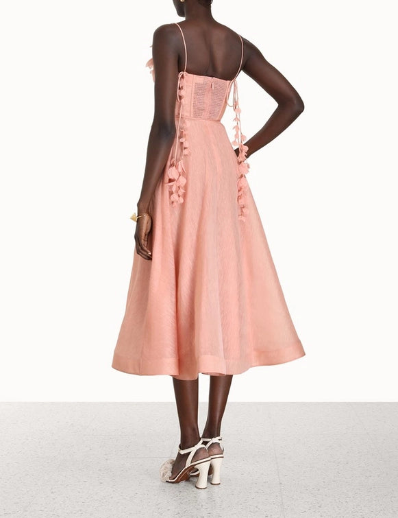 Midi Vestido Corset Wonderland