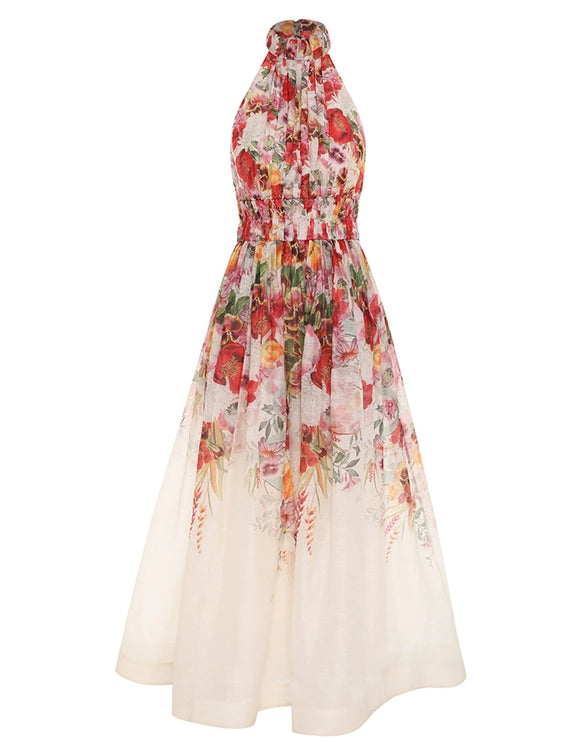 Midi Vestido Wonderland Halter