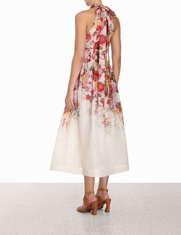 Midi Vestido Wonderland Halter