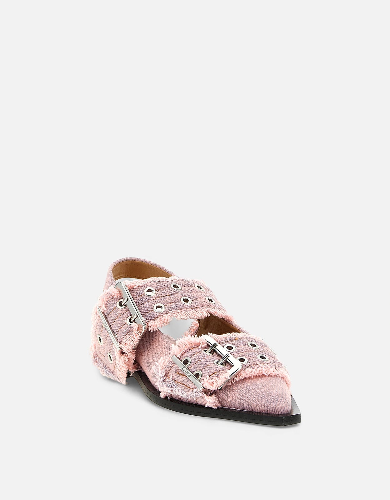 Ballerina Feminine Buckle Croco Pelinova