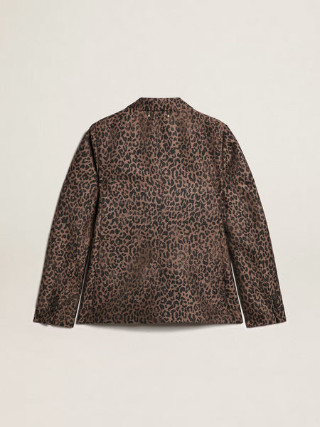 Blazer Golden W's Faded Leopard Jacquard