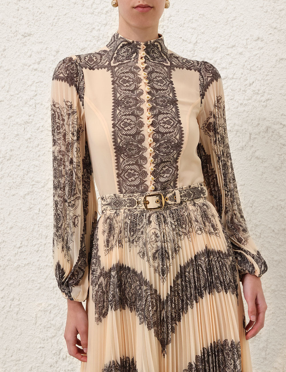 Camisa Sunray Pleated