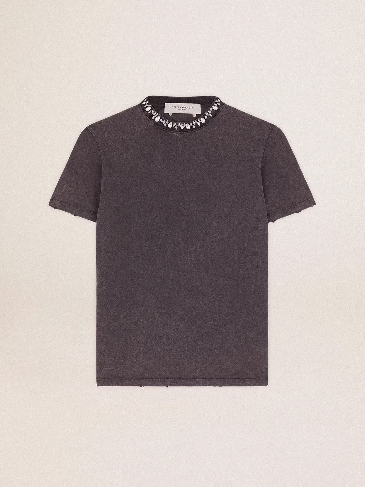 T-Shirt Golden Goose Mujer Distress