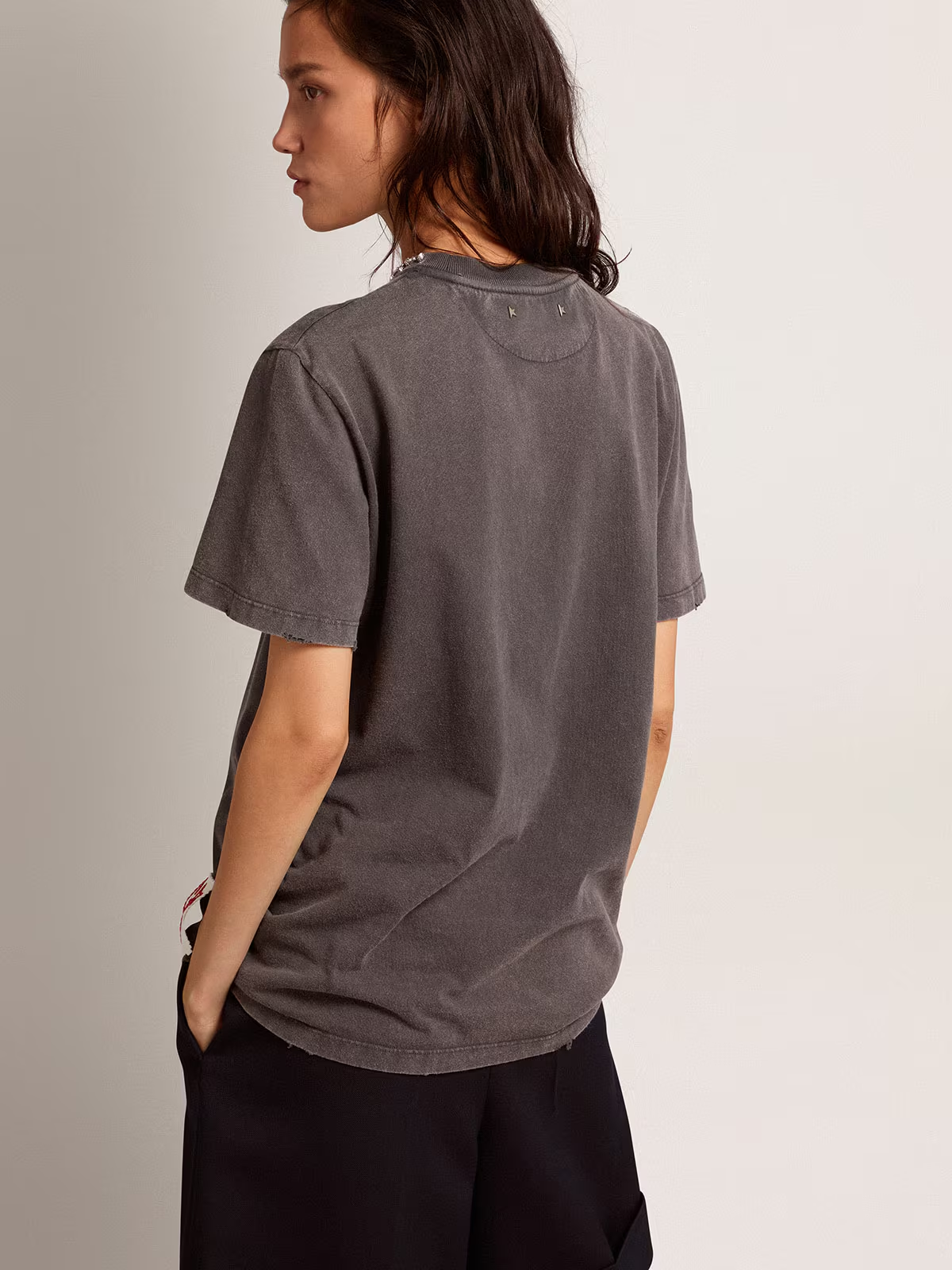 Camiseta Golden Goose Mujer Distress