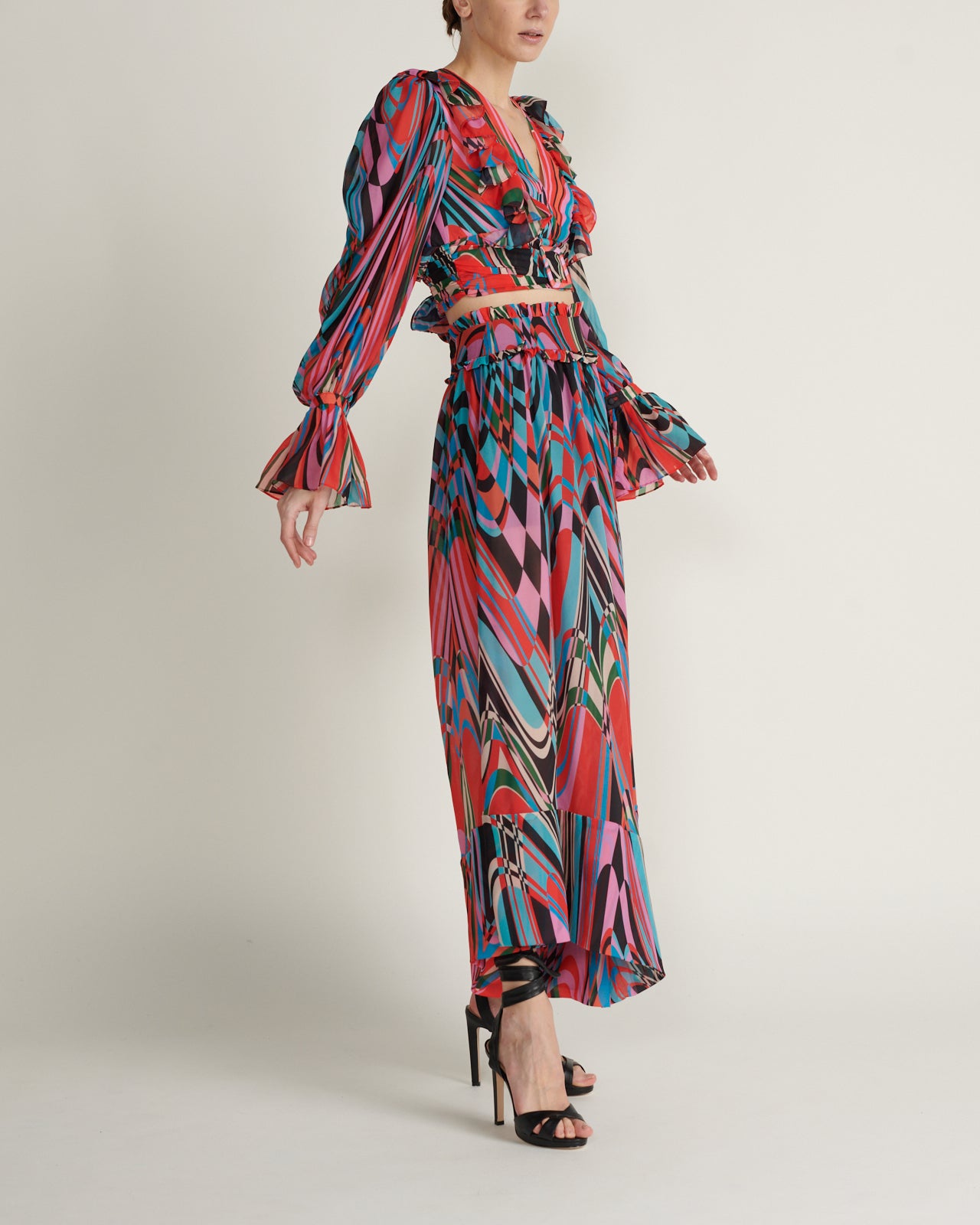 Pantalon Print Verde