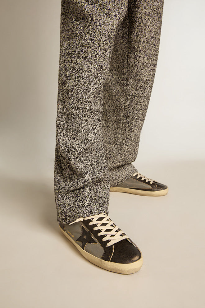 Zapatillas Golden Goose Super Star Leather Upper Star And Heel Hombre