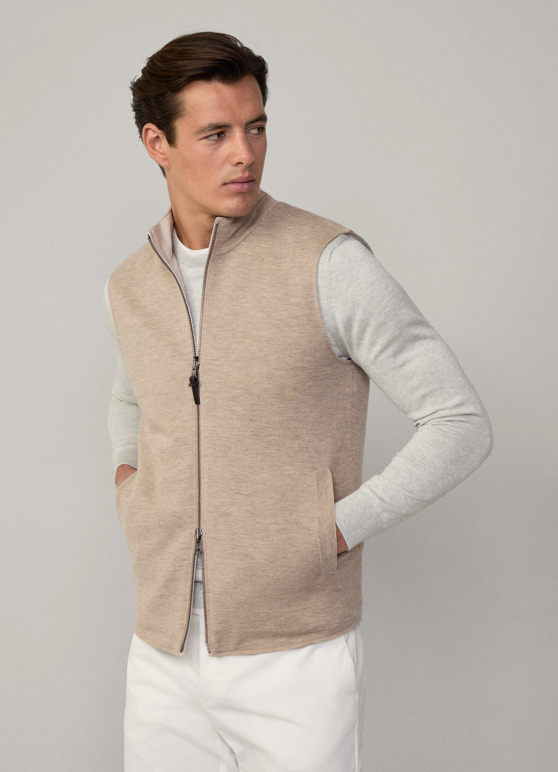 Chaleco Knit Nylon Gilet