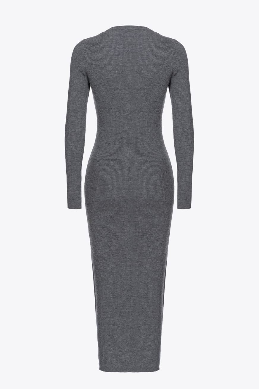 Midi Vestido Midi Ermellino