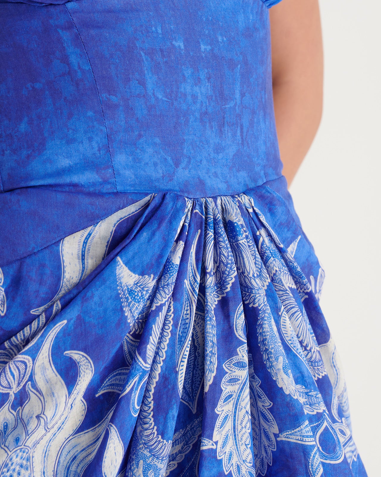 Midi Vestido Ramie Flores