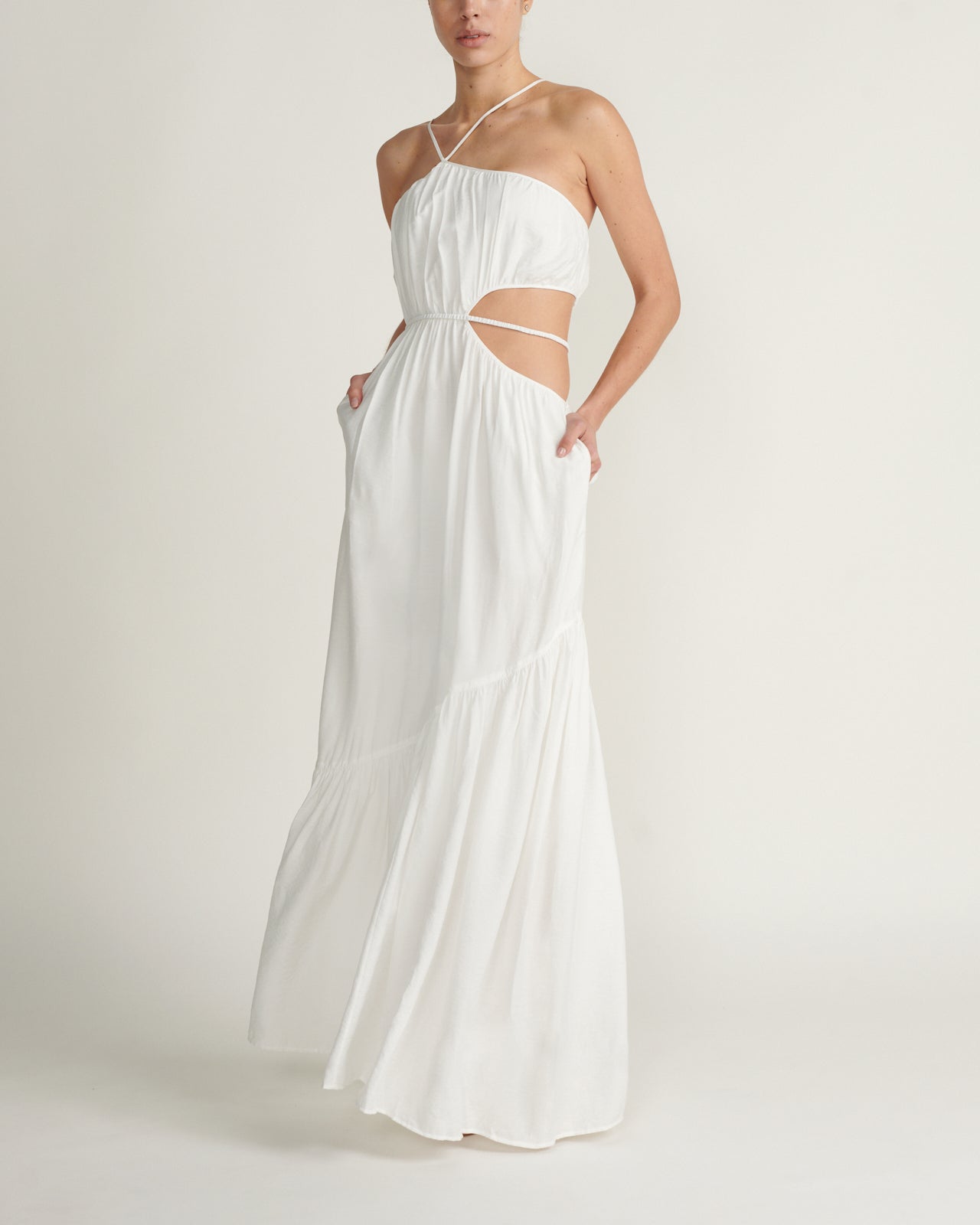 Maxi Vestido Yvonne Strappy One Shoulder
