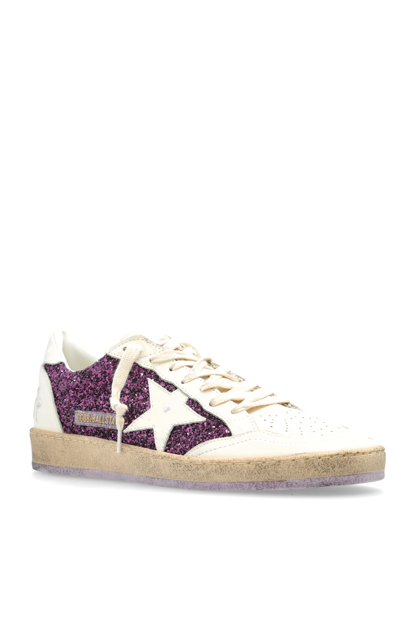 Zapatillas Golden Goose Ballstar Glitter Leather Star Mujer