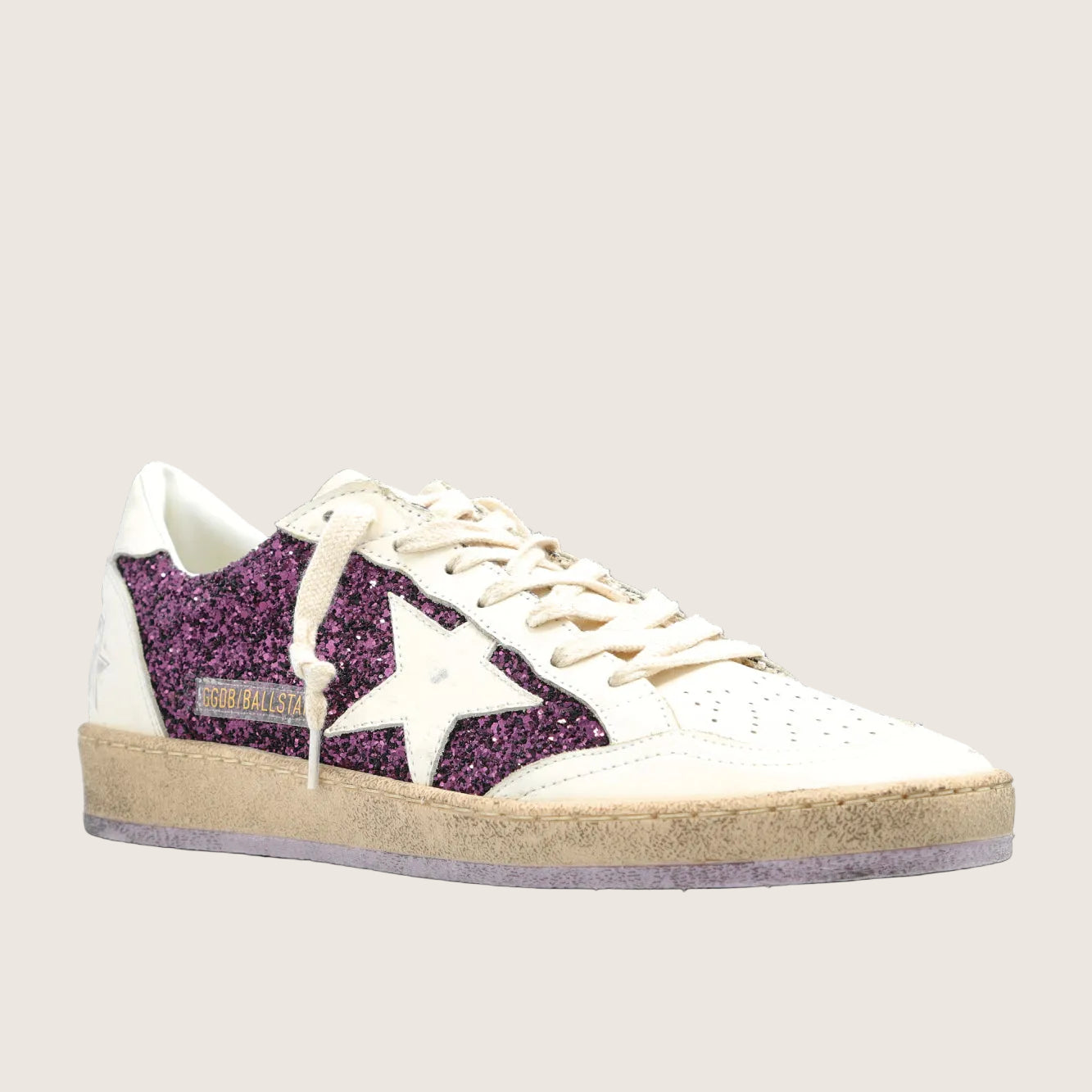 Zapatillas Golden Goose Ballstar Glitter Leather Star Mujer