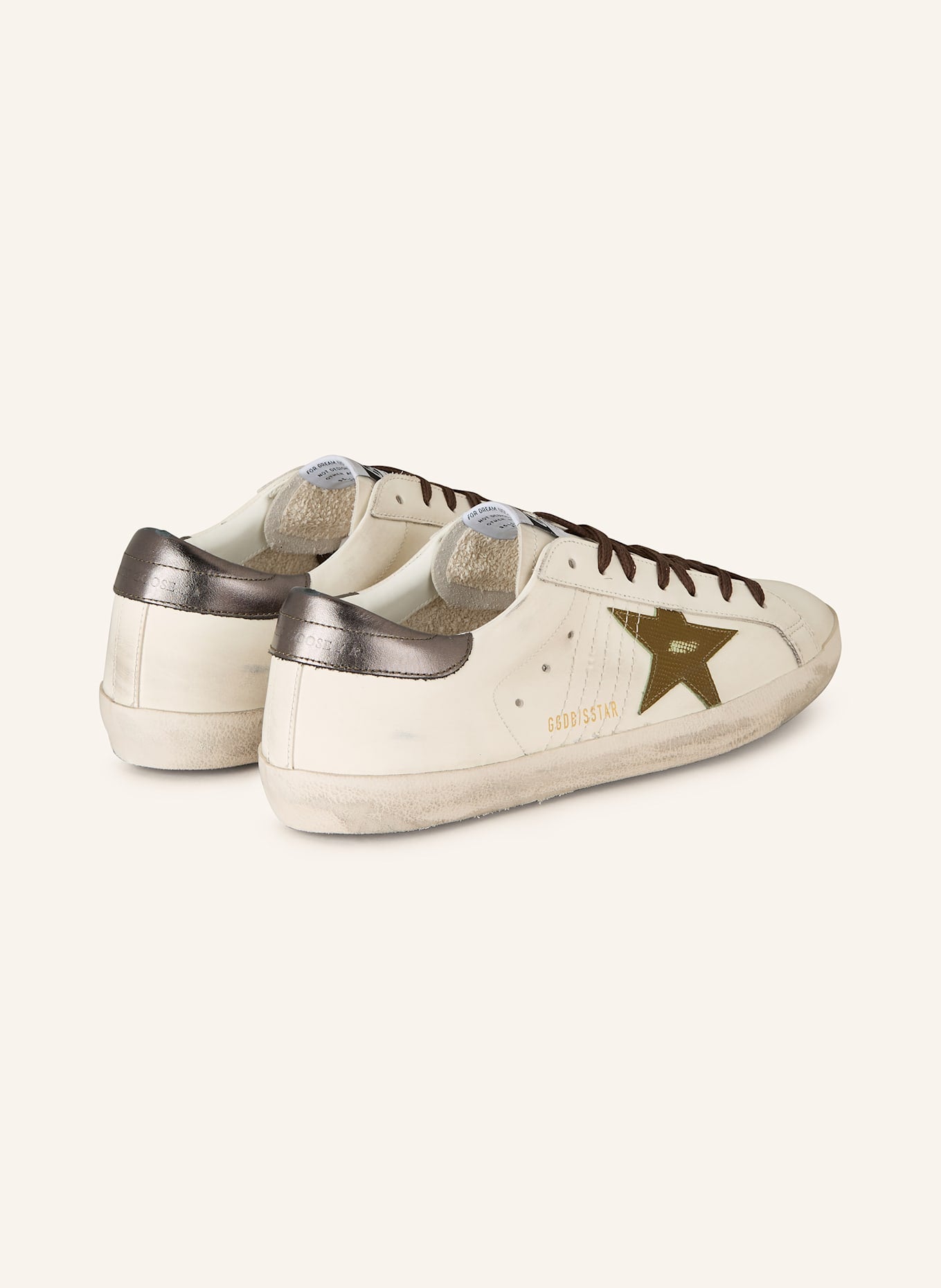 Zapatillas Golden Goose Super Star Leather Upper And Toe Cocco Print Hombre