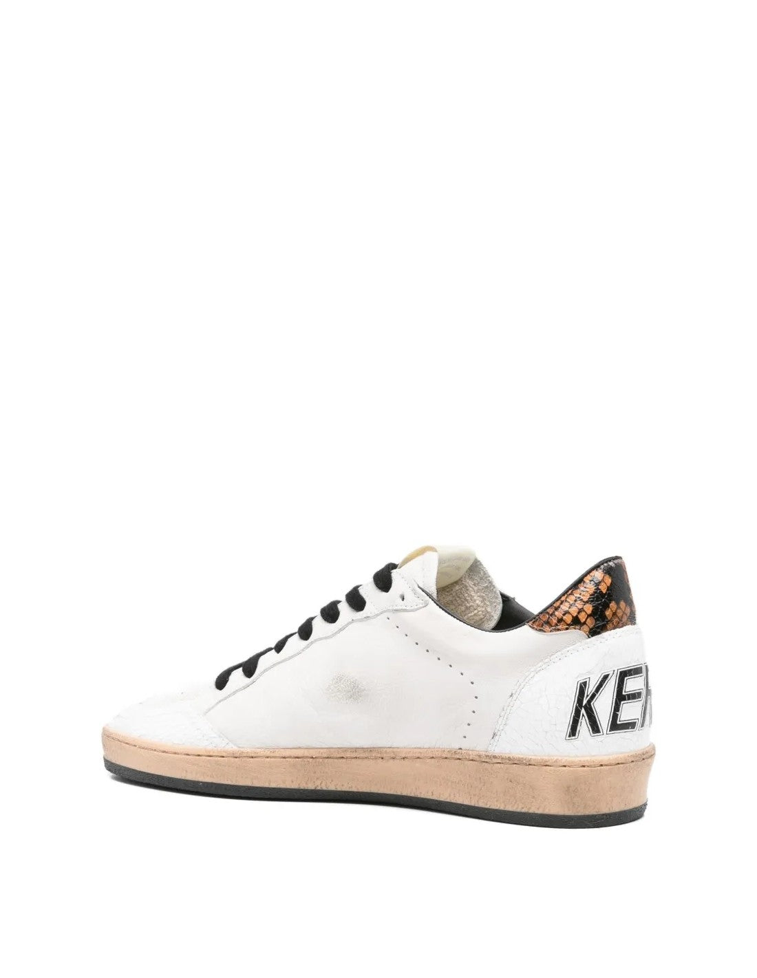 Zapatillas Golde Goose Ballstar Nappa Crack Star Printed Leather Heel Hombre