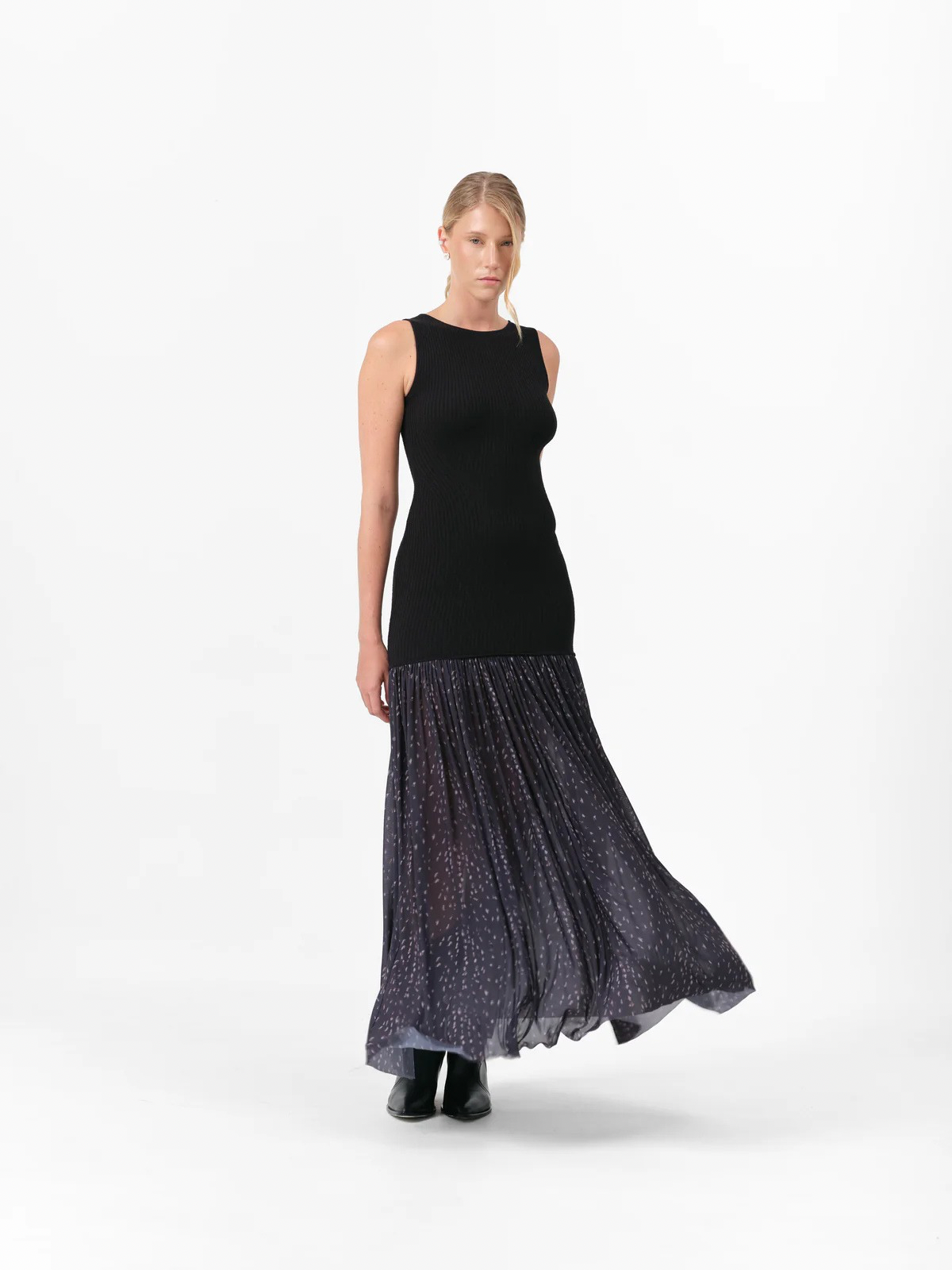 Maxi Vestido Aspen Black Deer