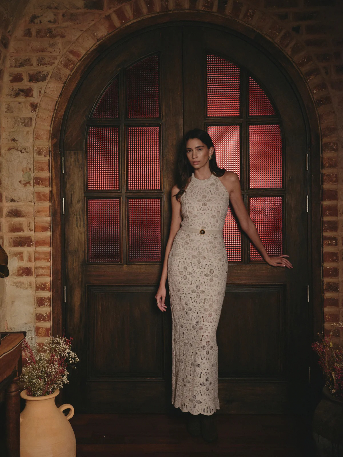 Maxi Vestido Hazel Ecru
