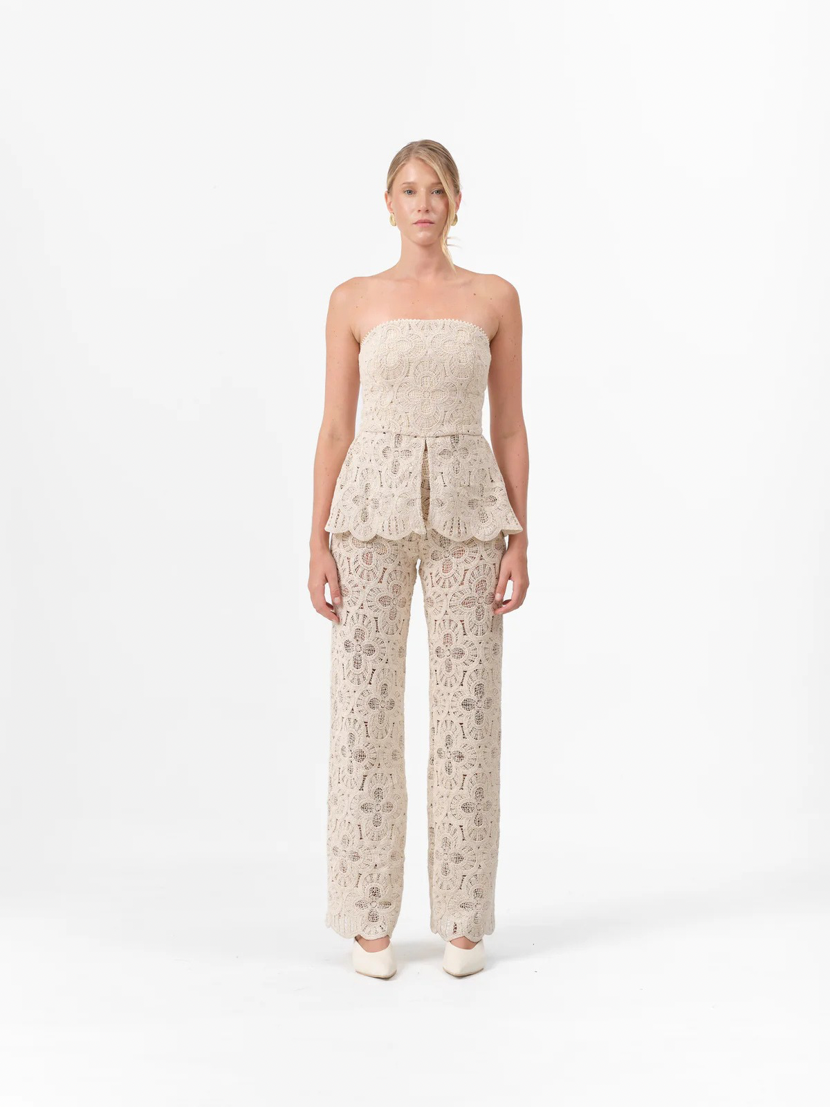 Pantalón Peony Ecru