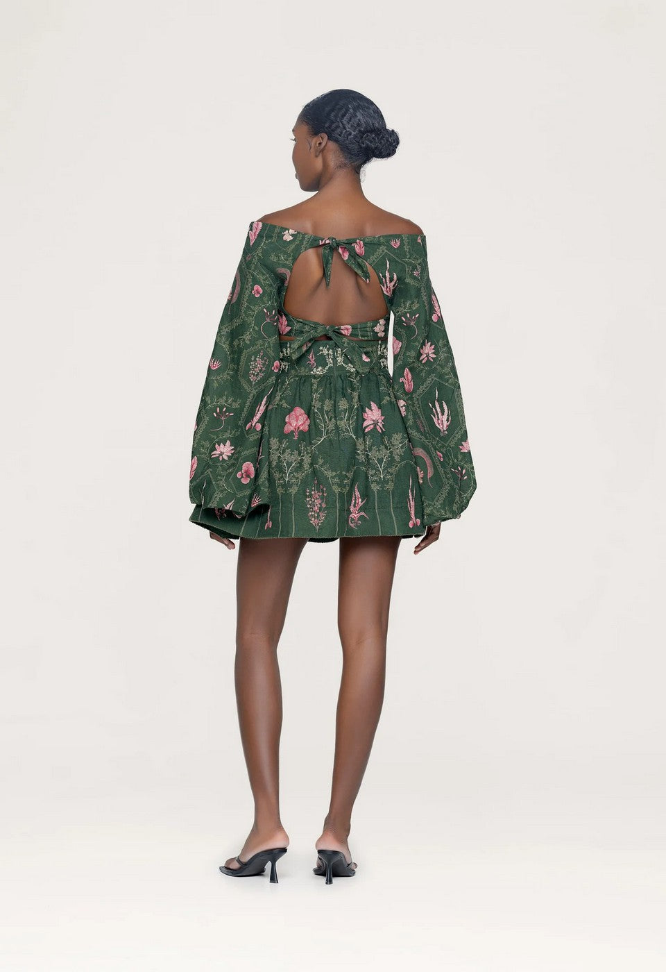 Mini Falda Nori Encaje