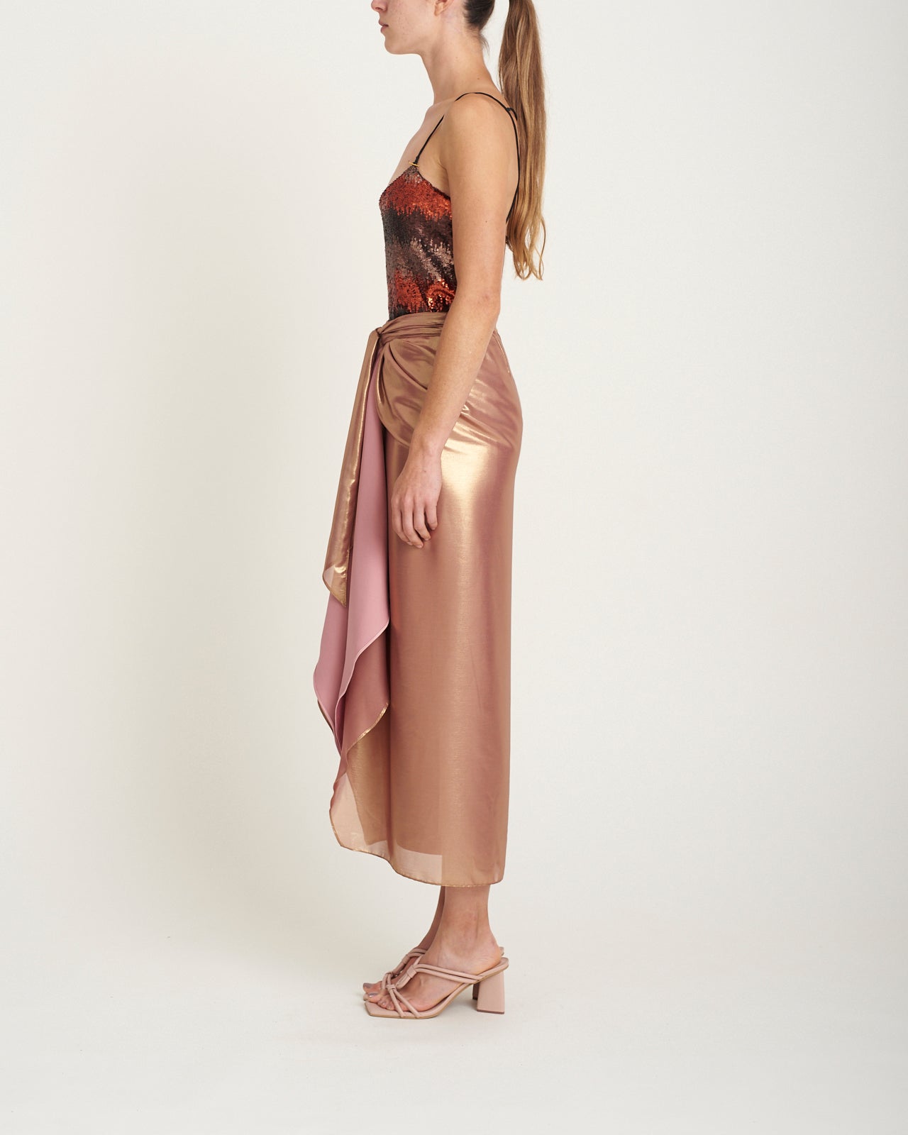 Midi Falda Malva Around