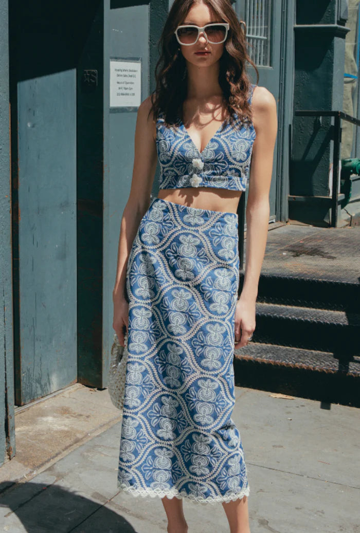 Midi Falda Tessa