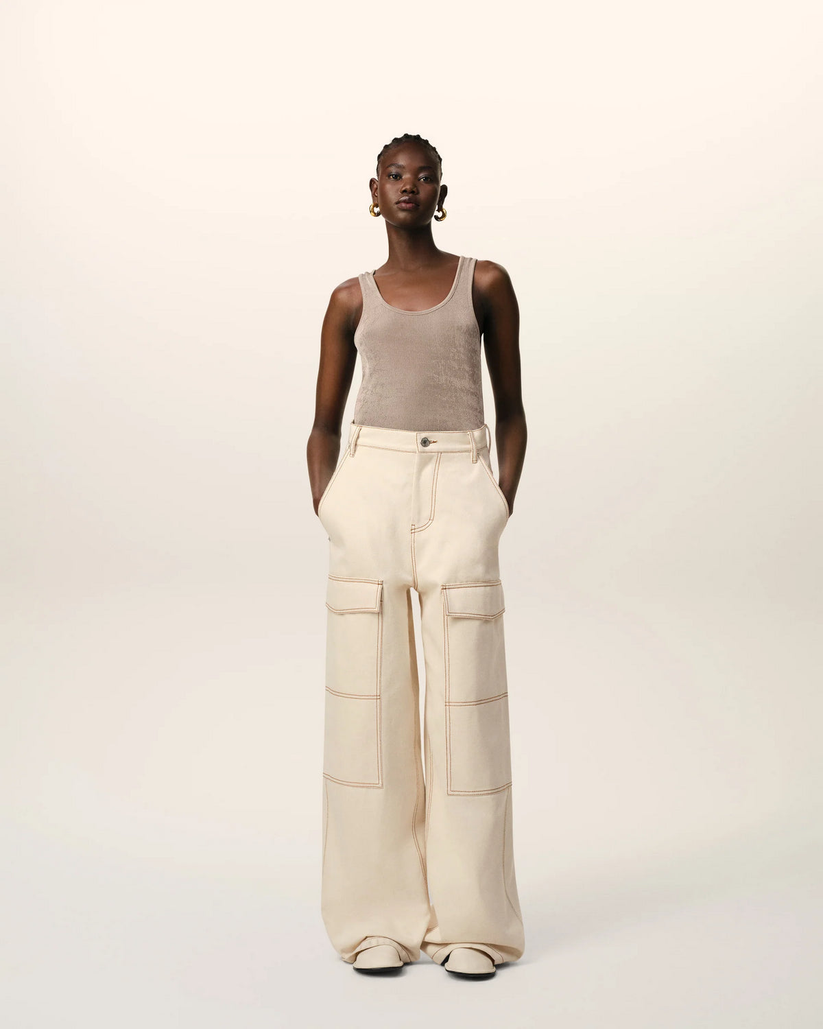 Pantalon Cargo Wide Fit