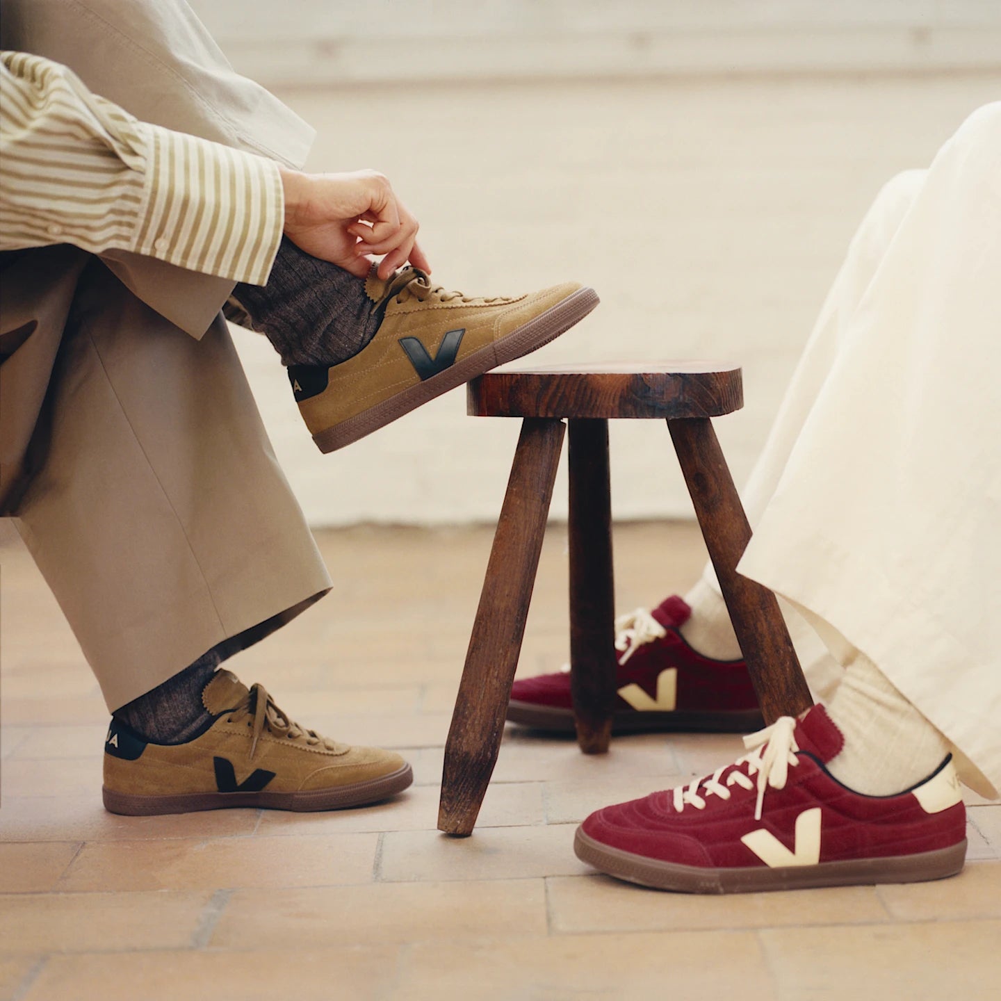 Zapatillas Veja De Hombre Panenka Suede Tent Black Bark