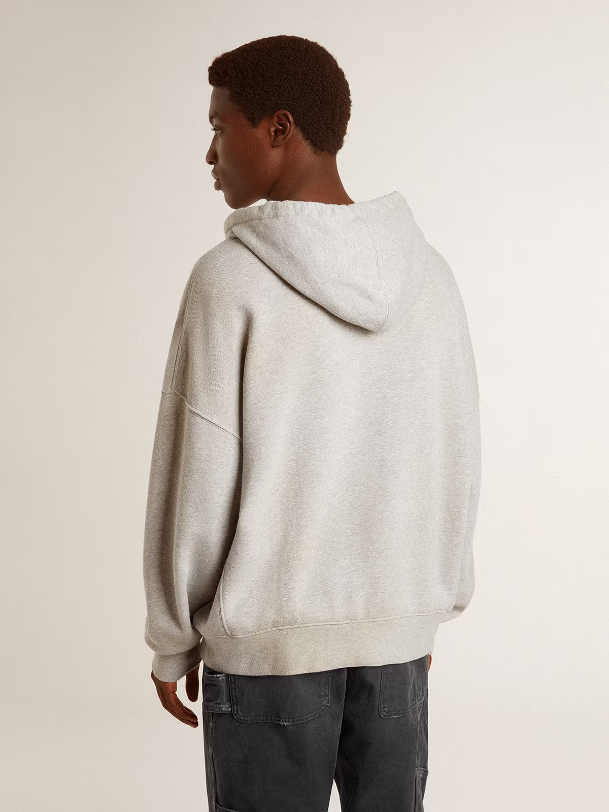 Hoodie Journey Cotton Fleece Vintage Print Embroid
