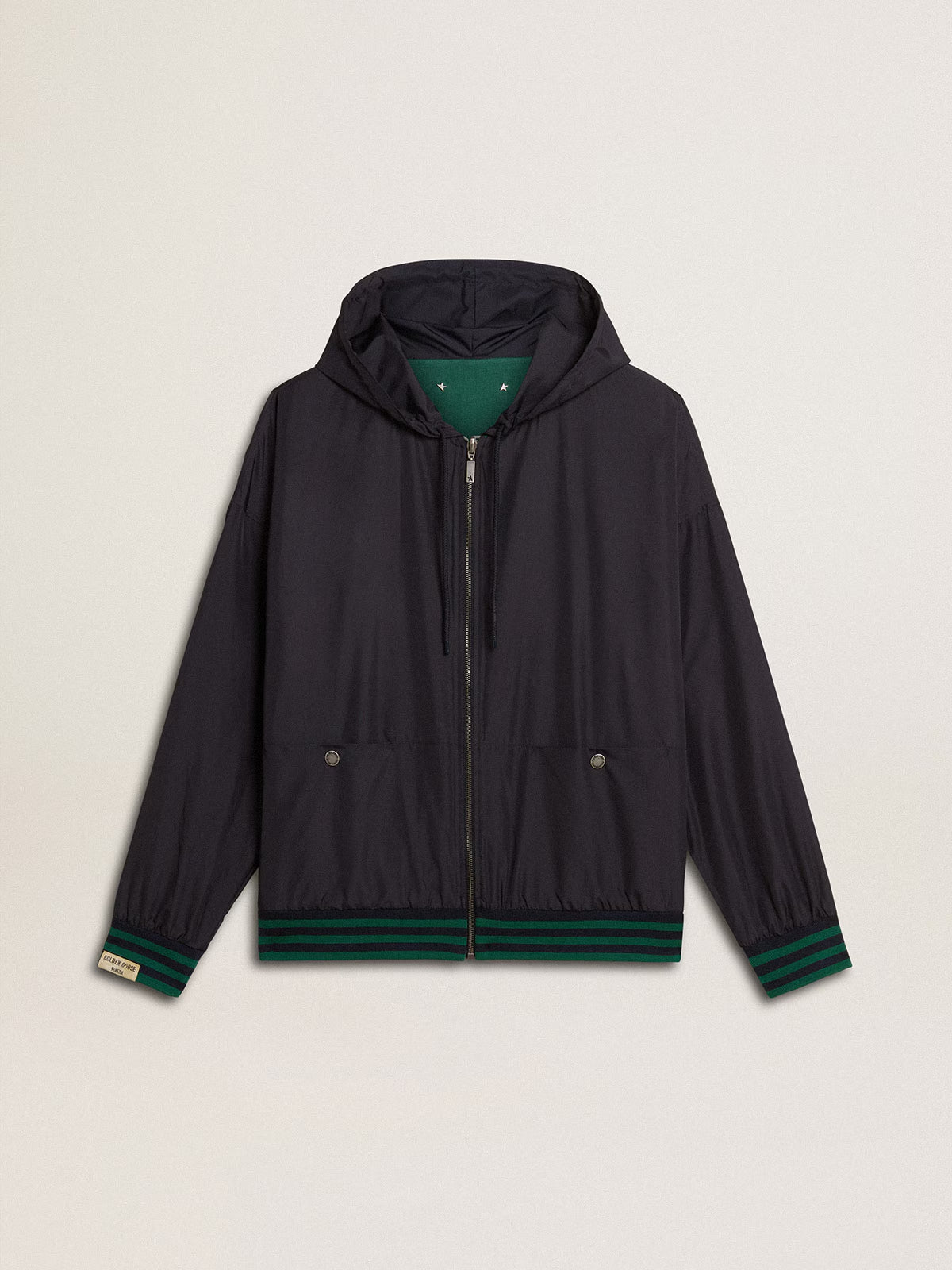 Hoodie Unisex Reversible Cotton Fleece Nylon Print