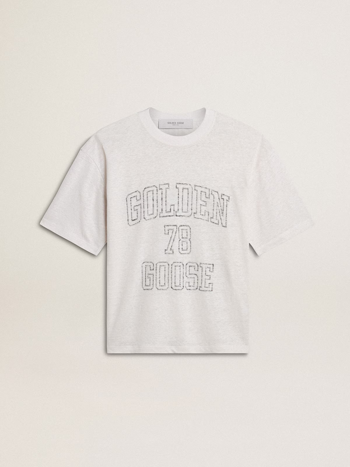 T-Shirt Journey Boxy Light Linen Jersey Printed Mujer