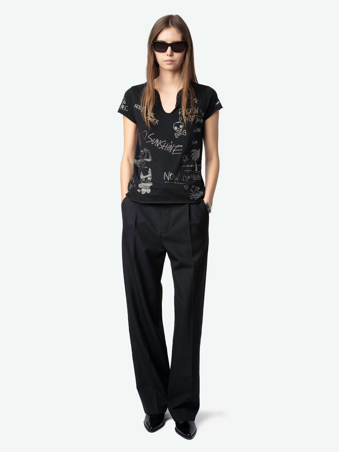 T-Shirt Tunisien Multi Strass