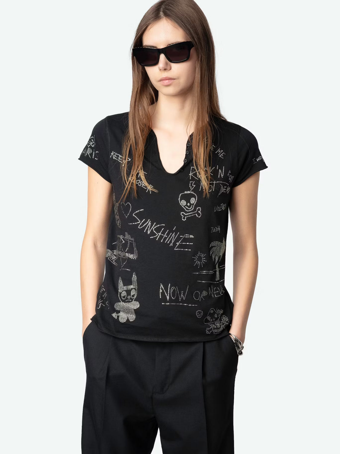 Camiseta Tunisien Multi Strass