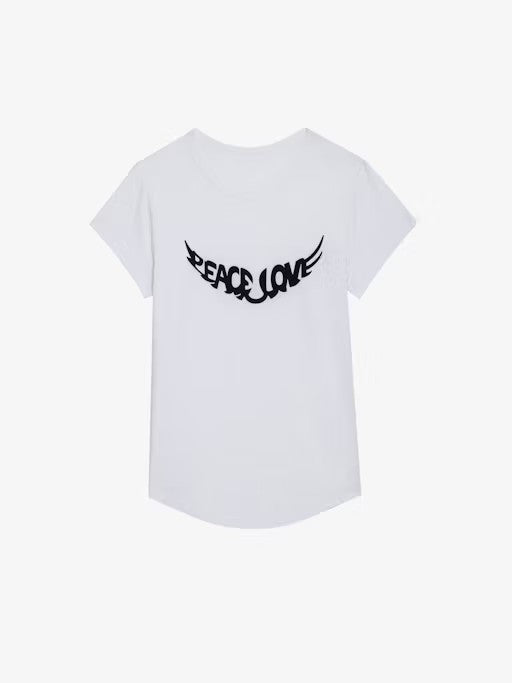Camiseta Woop Peace Love Wings