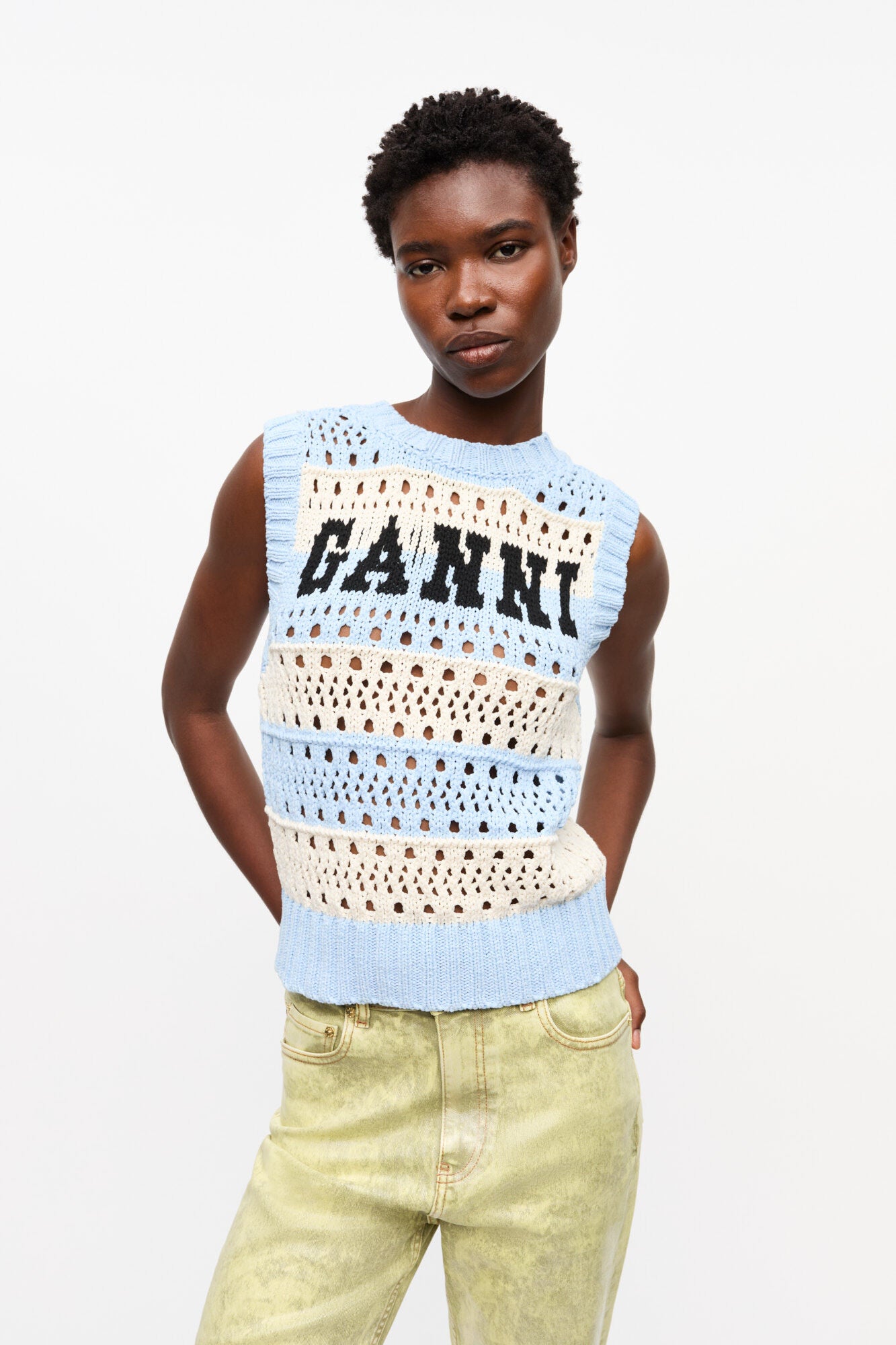 Chaleco Cotton Mix Striped