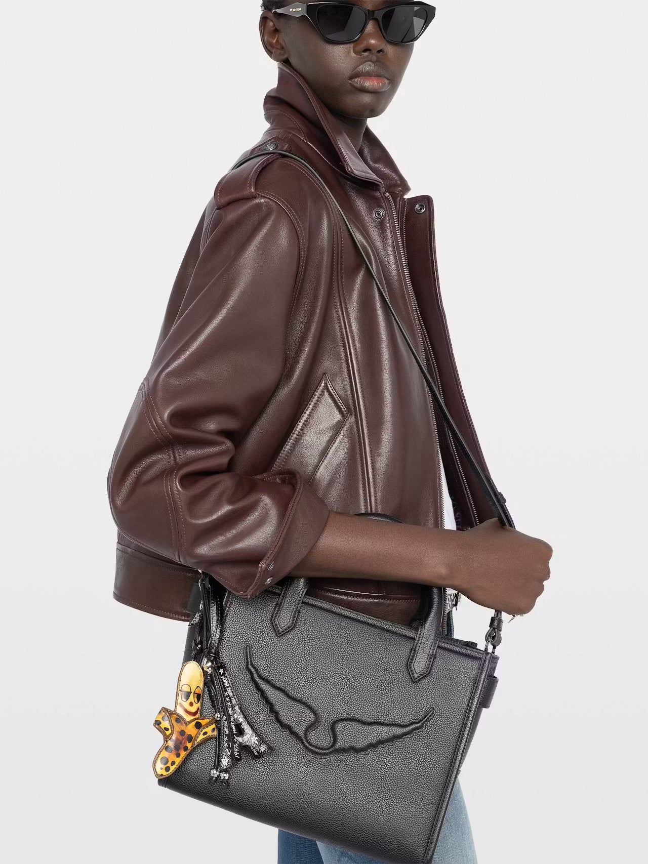Bolso Angel Tote Xs Grained Leather