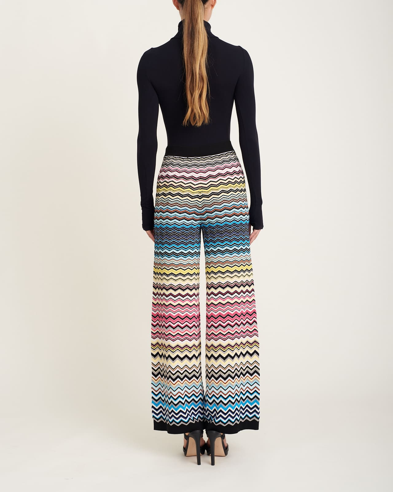 Pantalón Knitted Multicolored Chevron
