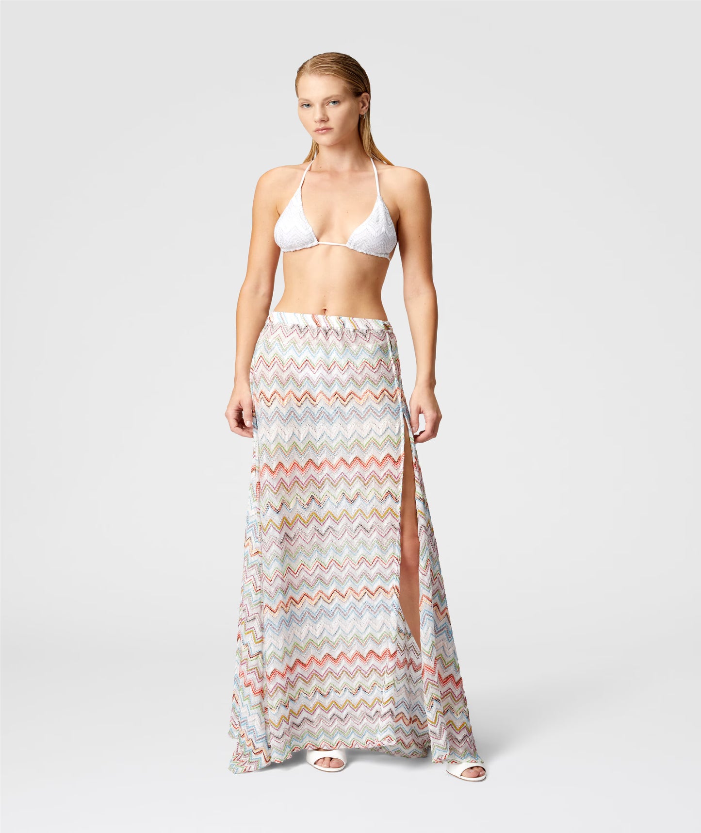 Maxi Falda Lame 3D