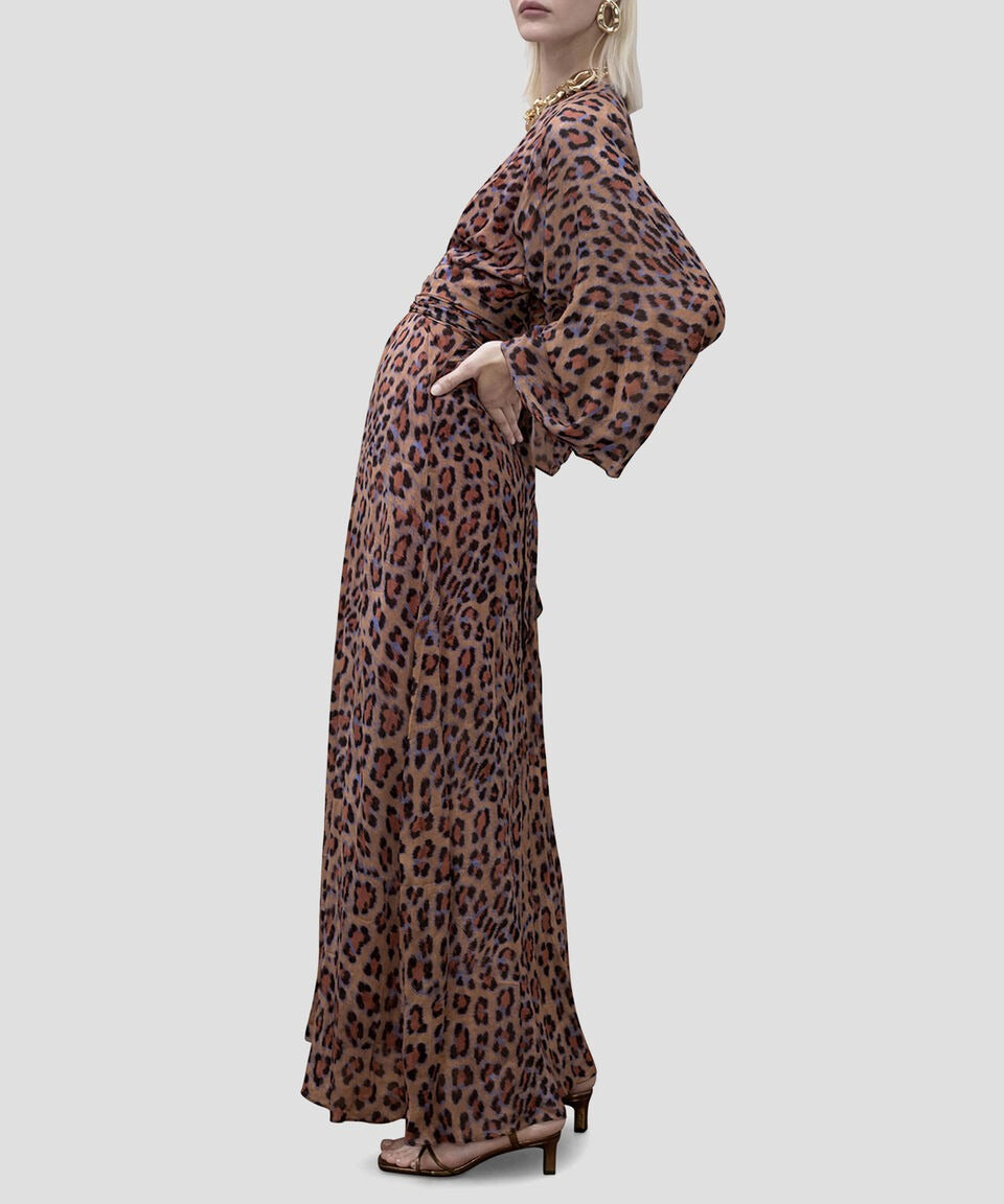 Maxi Vestido Animal Print