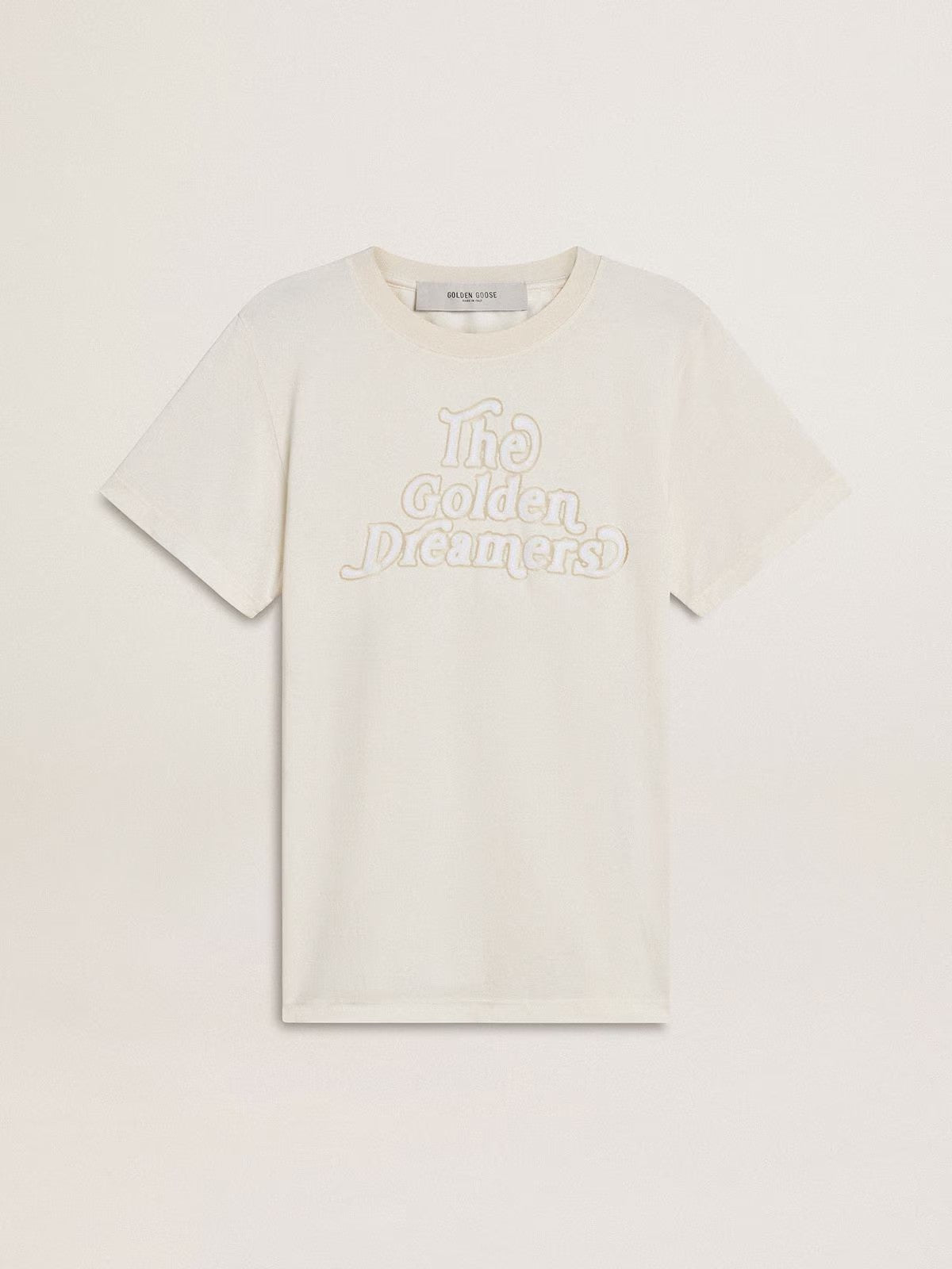 T-Shirt Journey Floc Print Golden Goose Mujer