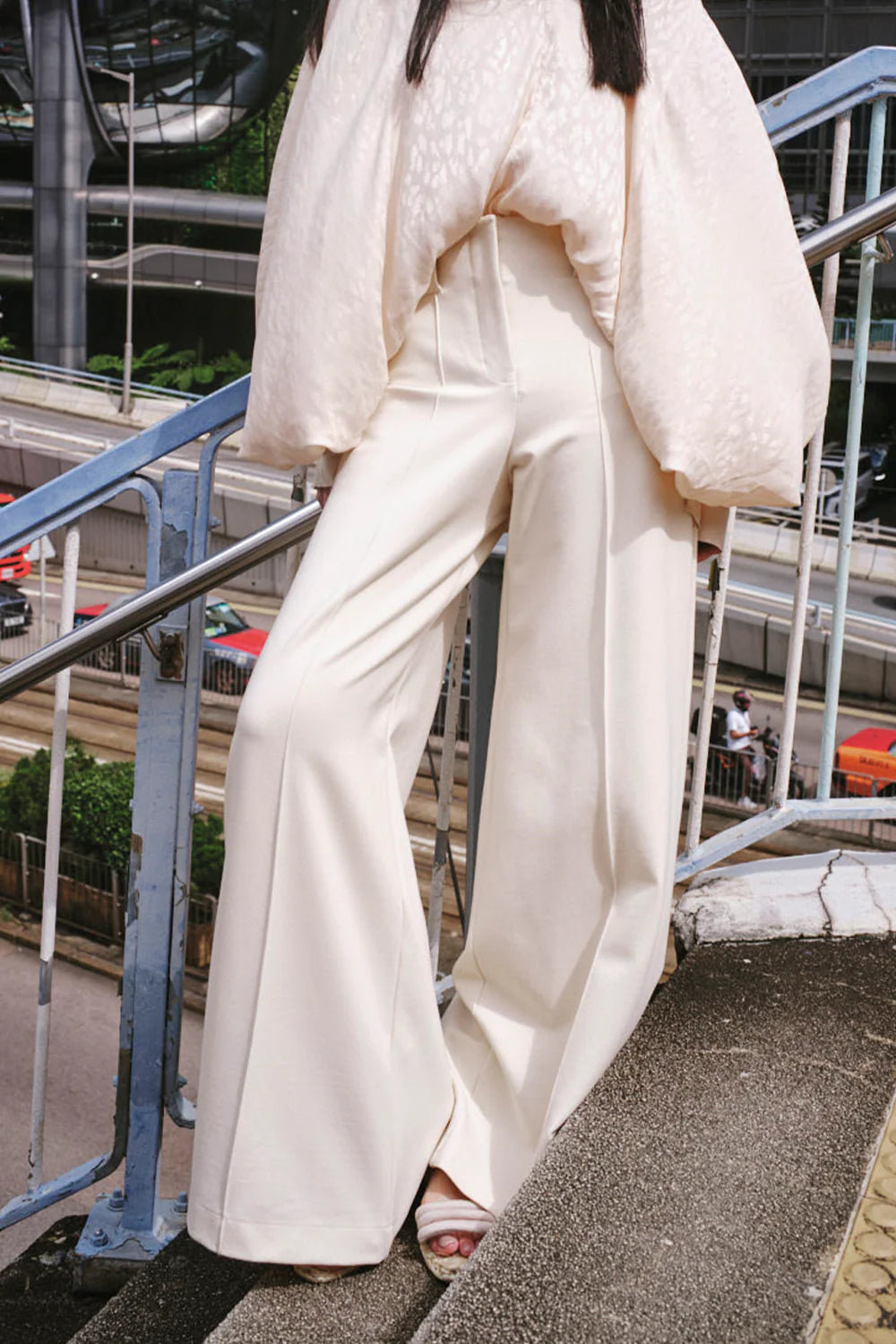 Pantalon New Paulette Vainilla